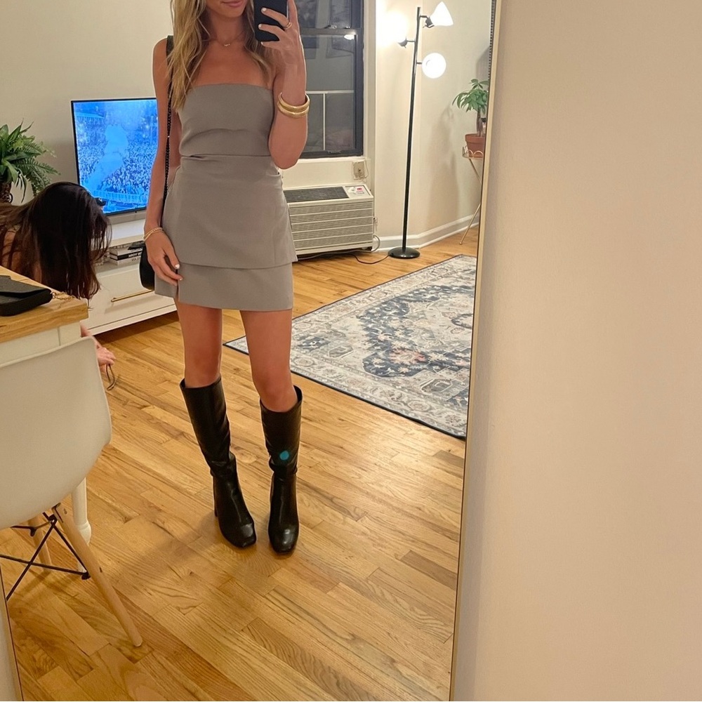Gray Two Piece Set